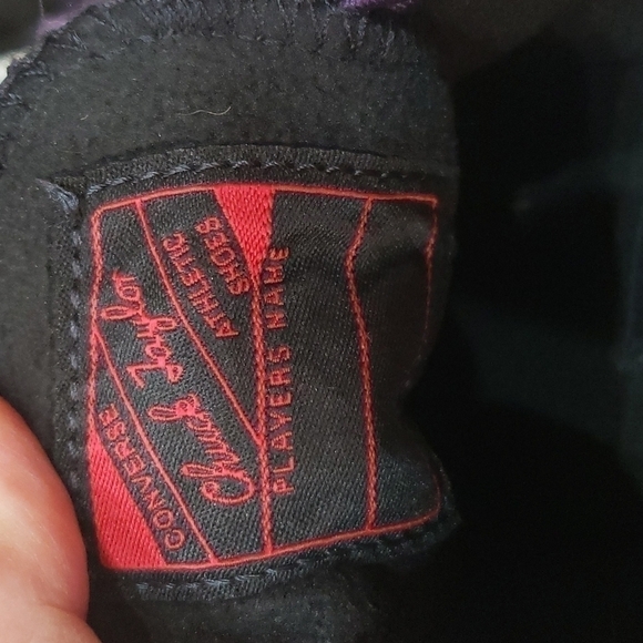 Converse Chuck Taylor all star low top fleece lined black purple - Picture 5 of 8